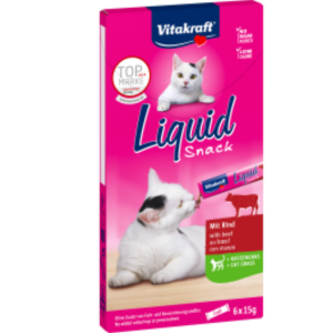 Cat liquid snacks vacuno