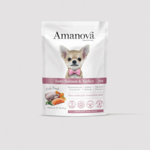 Amanova salmon y pavo, 100g