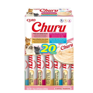 Caja churu mezcla pescado 20 tubos