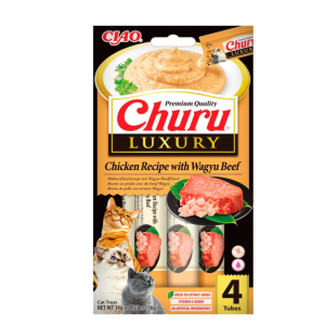 Churu luxury pollo con ternera