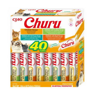 Caja churu mezcla pollo 40 tubos