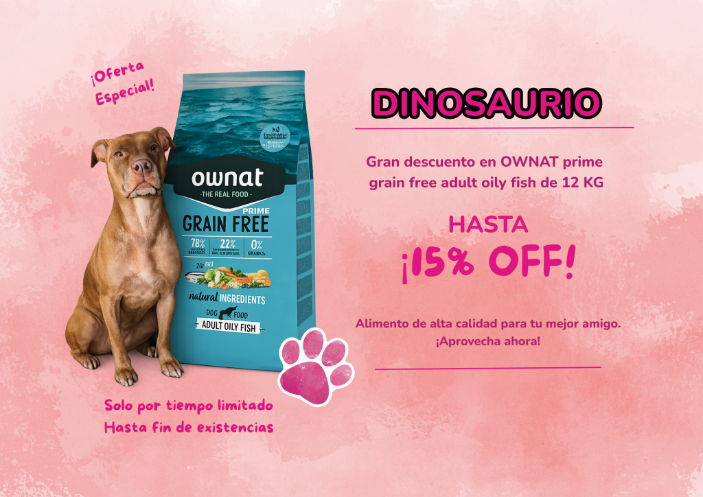 Promocion Saco de Pienso Canino Rosa Banner