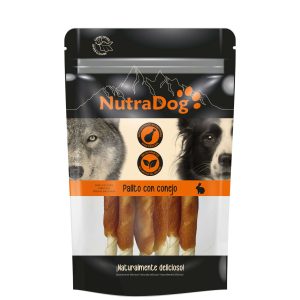 ntd palitos con conejo nutradog empaquetado