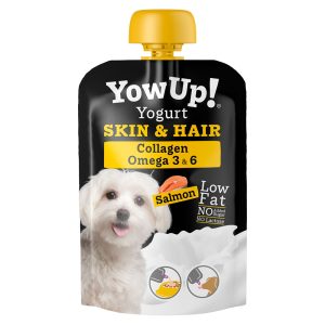yogur para perros yowup piel y pelo salmon
