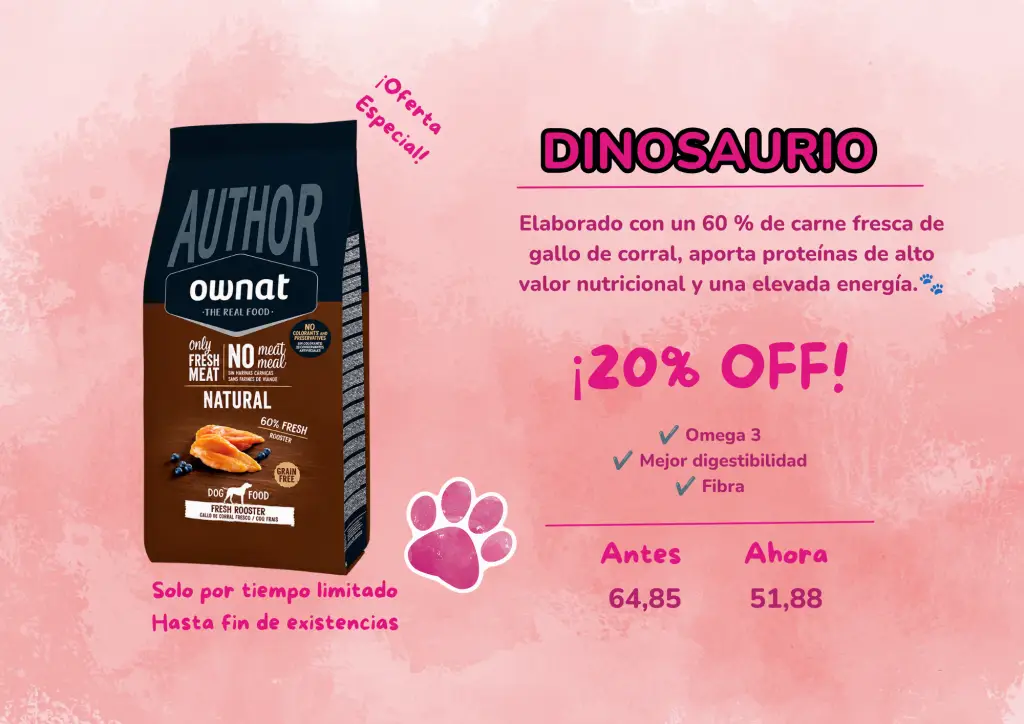 Promoción Saco de Pienso Canino Rosa (Banner)